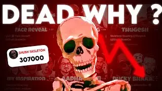 The Fall of @ShubhSkeletOn   : How he lost Million Of Viewers