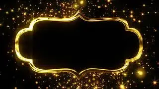 4K VJ Loops #3 Animated Video Background - Wedding Title Frame for Edits - Motion Background