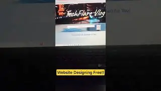 TECHFLARE VLOG WEBSITE | WEBSITE DESIGN | FREE WEB DESIGN | #webdesign #tech #ytshorts  #viral