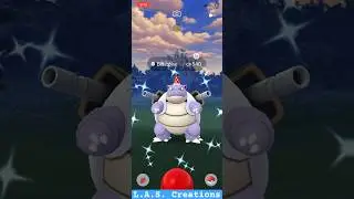 Shiny party hat Blastoise in #pokemongo