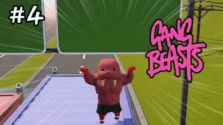 【Gang Beasts】伝説の腹筋崩壊ゲーム＃4【ゆっくり実況】