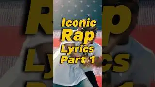Iconic Rap Lyrics! #music #lyrics #iconic #rap #hiphop #rapper #kanyewest #kendricklamar #tupac