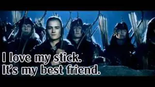 Legolas and his Stick (LOTR parody)