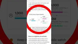 YouTube Partner Problem New Criteria🤔? #ypp #youtubeupdate