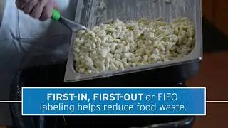 First-In First-Out Food Rotation Labeling