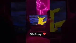 Pokemon pickachu rage...❤️💗#pokemon#ash#pikachu#shorts#trend ...💓❤️