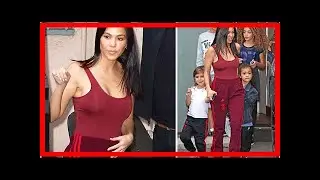 Kourtney handle holding duties as Kim and Kanye prepared to welcome baby #3-X 17 X 17 online-online