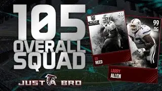 CRAZY 105 OVERALL SQUAD UPDATE! | Madden Mobile