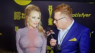 Savannah Bond on the Xbiz Awards Red Carpet in Los Angeles, CA