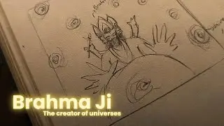 Capturing the Infinite: Rough Draft of Brahma, The Creator (Part 1) | #infintepainter 