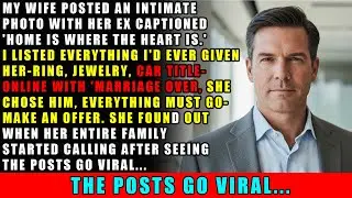 Wife Posted 'Heart Is With Ex'—I Listed Ring, Car, Jewelry 'She Chose Him—Make Offer!'Then