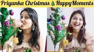 Roja Serial Actress Priyanka Nalkari Christmas 🎄Happy moments & Cute Dance 💃| Roja | SunTv