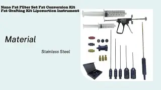 Premium Nano Fat Filter Set &ndash; Fat Conversion & Grafting Kit for Liposuction Procedures