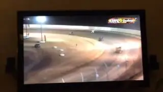 JOJO Helberg in World of Outlaws last chance race 3/7/15