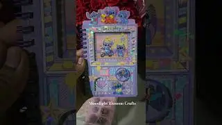 Stitch notebook plus sticker book.    #shorts #shortsviral #fypシ゚viral #cute #aestheic #moonlight #