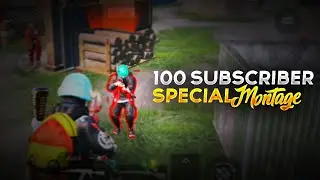 100 SUBSCRIBERS SPECIAL MONTAGE | THANKYOU SO MUCH | PUBG MOBILE | FALLING