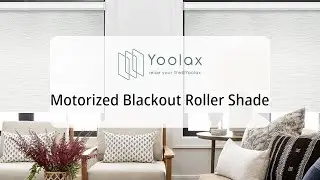 Yoolax Motorized Blackout Roller Shade