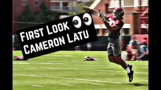 First look at true freshman Cameron Latu