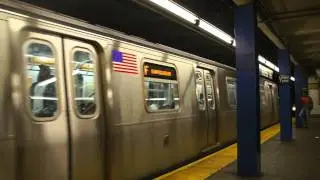 179th Street Bound R160A / R160B F Train On The Express Track @ Union Turnpike