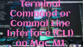 Command Line Interface || CLI || Terminal Command || M1 Mac || MacBook || Apple