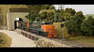 HO Scale locomotives in fantasy schemes of fallen roads, Part 2