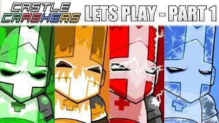 Castle Crashers - Save The Princess! (Castle Crashers Lets Play Part 1) - By J&S Games!