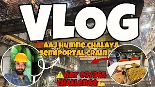 Itni Badi Crane Chalai 😮&zwj;🔥 | Semi Portal Crane | Vlog 7/365 days challenge #vlog #365dayschallenge 