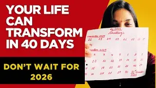 THE FINAL 40 DAYS CHALLENGE: Change Your Destiny Before 2026&hellip;🙌🏻 