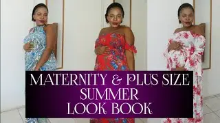 MATERNITY & PLUS SIZE SUMMER LOOK BOOK| MATERNITY DRESSES | MATERNITY SUMMER FASHION IDEAS