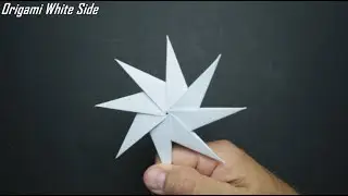 How to make a shuriken out of paper. Origami shuriken