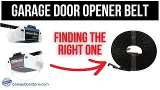 2 Tips To Help You Get The Correct Door Opener Belt | Raynor & Liftmaster Garage Door Opener Belts