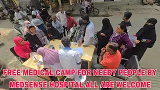 Free Medical camp For Needy People by Medsense Hospital All Are Welcome #karnataka#bengaluru#massage