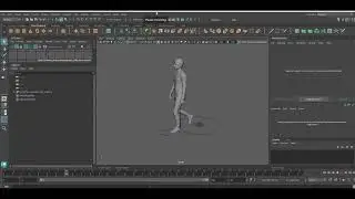 human walk cycle in maya 3d with rigging