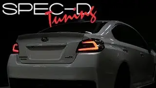 SPECDTUNING LIGHTING TEST VIDEO: 2015-2019 SUBARU WRX SEQUENTIAL LED TAIL LIGHTS