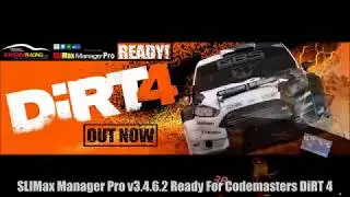 SLIMax Mgr Pro v3.4.6.2 Ready For Codemasters DiRT 4