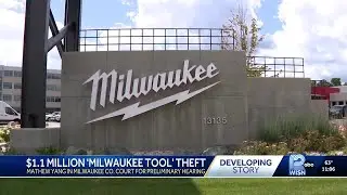 Former Milwaukee Tool employee accused of stealing over $1 million in tools pleads not guilty