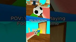 When You Play Football⚽️ At Home😂 #roblox #robloxanimation