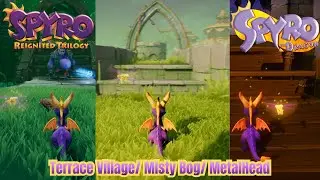 Spyro Reignited Trilogy | Spyro the Dragon - Terrace Village/ Misty Bog/ Metalhead