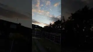 Sunset and clouds