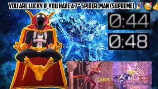 7* Spider-Man (Supreme) — I totally underestimated him.