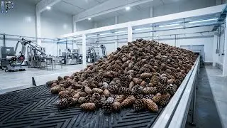 Inside a Massive Modern Pine Processing Factory: From Resin & Pine Nuts to Finished Product