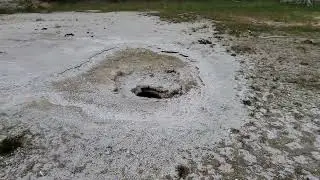 Random thermal feature in Yellowstone National Park
