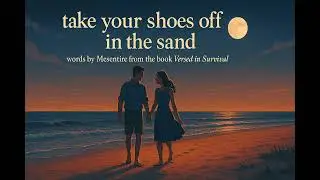 Take your shoes off in the sand