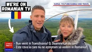 First time on ROMANIAN TV! Can&rsquo;t believe this happened in ROMANIA!