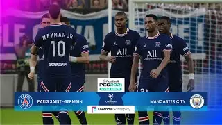 PSG vs MANCASTER CITY - Gameplay | UEFA Champions League - Unreal Engine | PES 2021