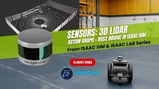 Tutorial #10 (Part 4) &ndash; 3D LiDAR Sensor in Isaac Sim | Action Graph + ROS2 Bridge