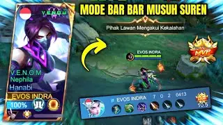 HANABI MAIN BAR BAR BARU 8 MENIT MUSUH UDAH SUREN | BUILD TOP GLOBAL HANABI - MOBILE LEGENDS 