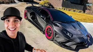 LAMBORGHINI AVENTADOR TODA EM FIBRA DE CARBONO * ENCONTRO DE ESPORTIVOS NOS ESTADOS UNIDOS 🇺🇸 *