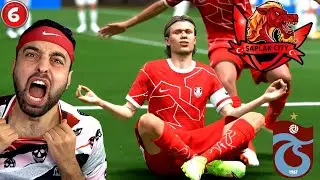 TAKIM BATTI ! KENDİNİZE GELİN ! RAKİP TRABZONSPOR ! ŞAPLAK CİTY FİFA 22 KARİYER #6