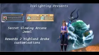 Secret Glowing Arcane Jewel- 2 highland drake customisations- Spiked Nose- Scaled Pattern- Lava Orbs